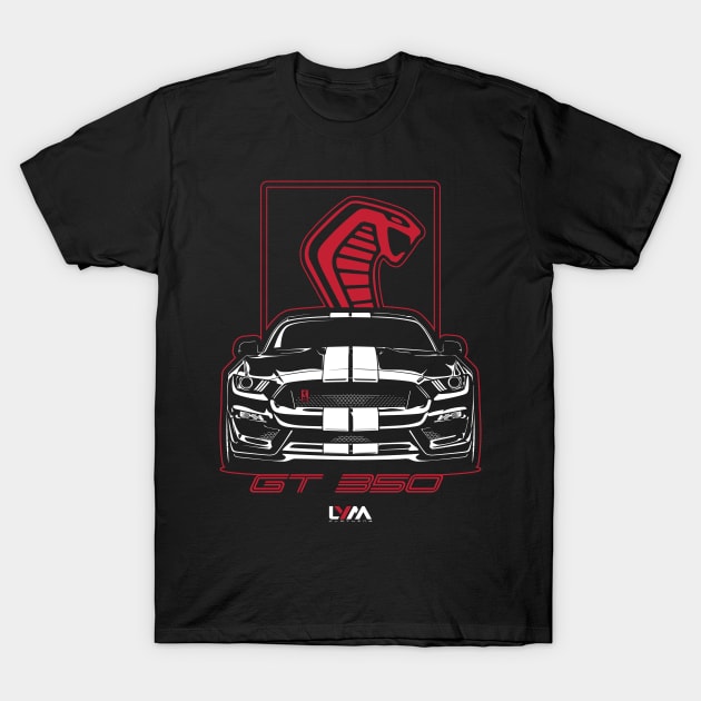 S550 2016-2020 Ford Mustang GT350 T-Shirt by LYM Clothing